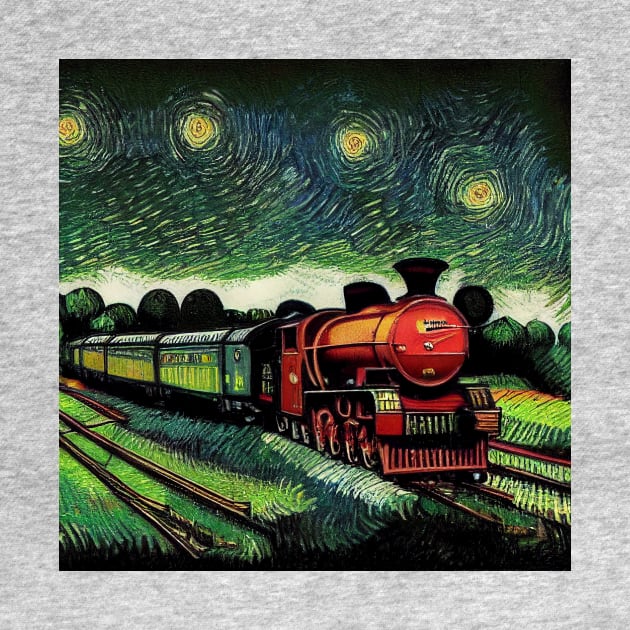 Starry Night Wizarding Express Train by Grassroots Green